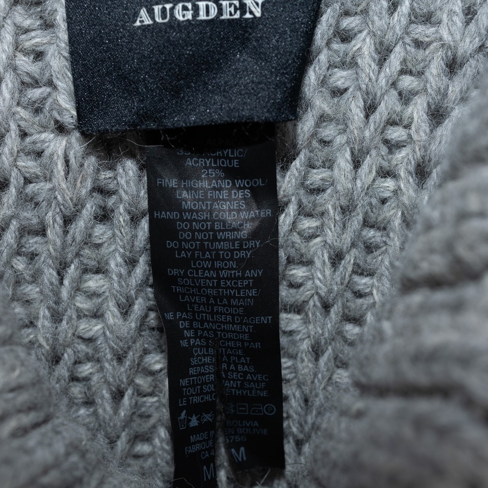 Smythe x Augden Alpaca Knit Wool Turtleneck Sweater Vest Medium‎ - Picture 7 of 8